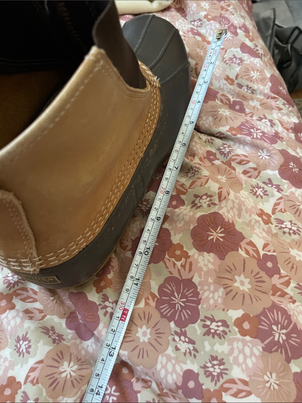 Men’s LL Bean Brown Leather Waterproof Chelsea Boots Size 10W